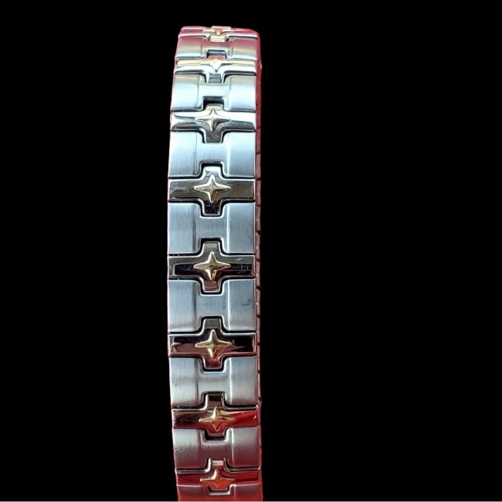 Milor Stainless and 18k Bracelet - Picture 2 of 3